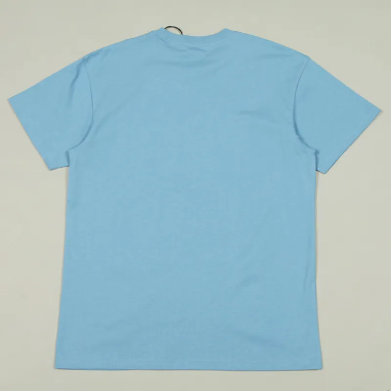 Carhartt WIP Chase T-Shirt - Piscine/Gold-2